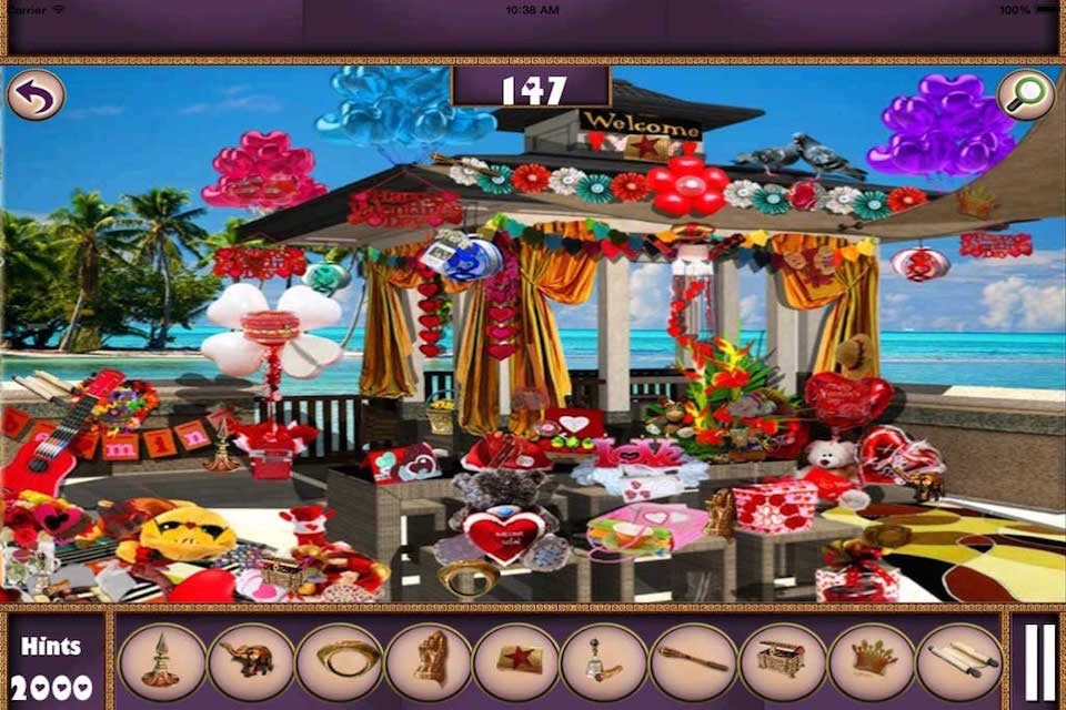 Valentine Hidden Object Game screenshot 4