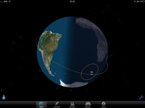 Spacetracker screenshot 2