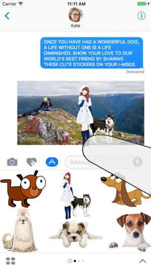 Animated Dog Lovers Sticker Pack