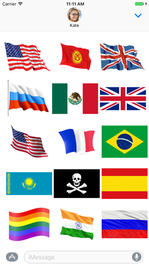 Flags of the World Sticker Pack(圖3)-速報App