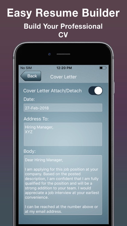 Easy Resume Builder : CV Maker screenshot-8