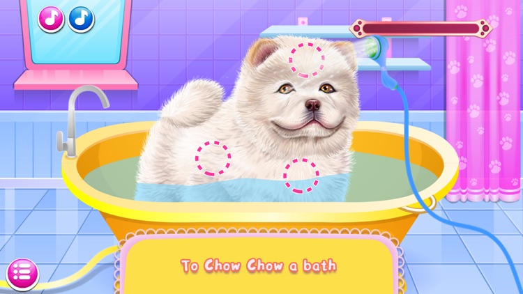 Fun Games:Chow Chow Spa Salon