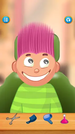 Game screenshot Child game / Pink hair cut mod apk