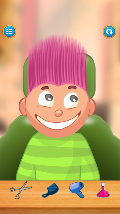 How to cancel & delete Child game / Pink hair cut from iphone & ipad 1