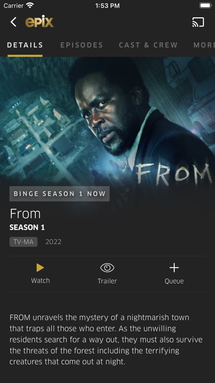 EPIX Stream with TV Package screenshot-7