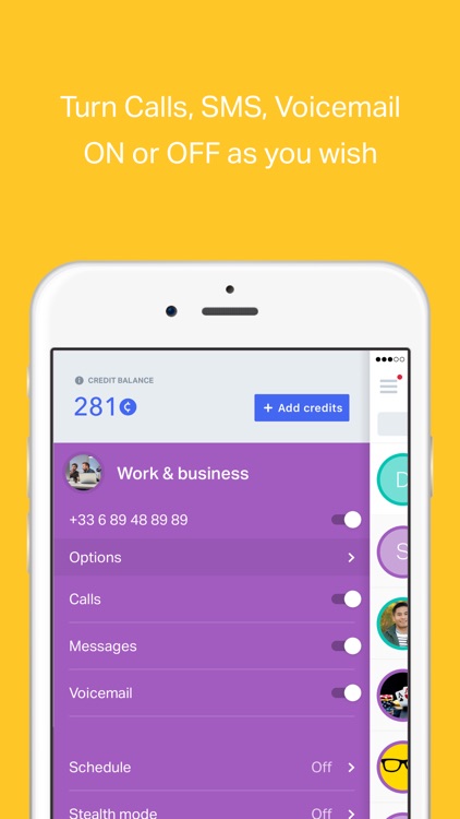 onoff App - Multiple, Private Phone Numbers screenshot-4