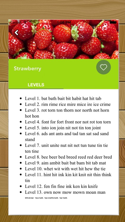 Cheats for Word Cookies: Answers by levels