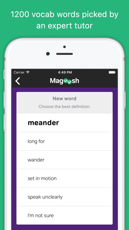 Vocabulary Builder from Magoosh
