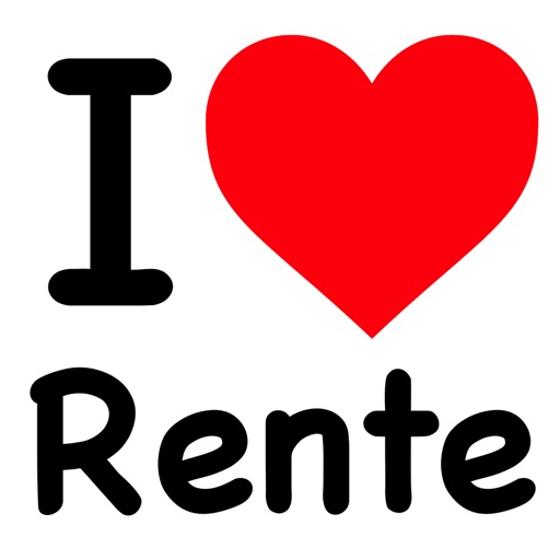 I love Rente Icon