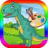 Dinosaur Coloring Pages Educational Game for Kids