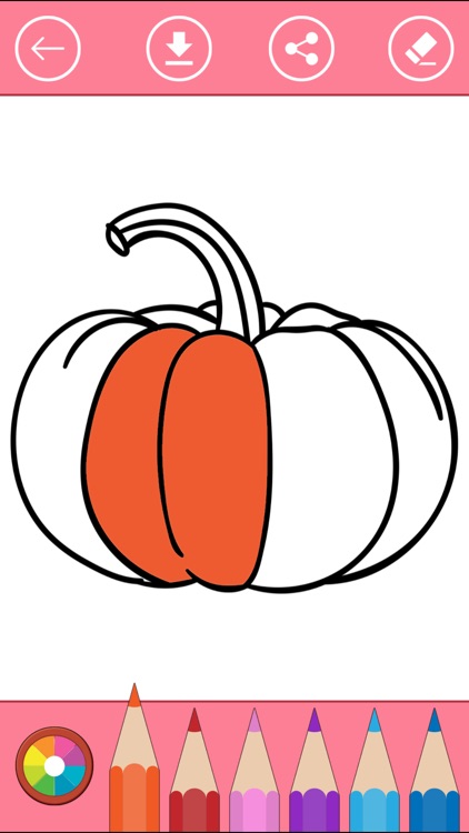 Vegetable Coloring Book for Kids: Learn to color screenshot-3