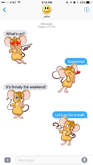 Little Merry Mouse Stickers(圖3)-速報App