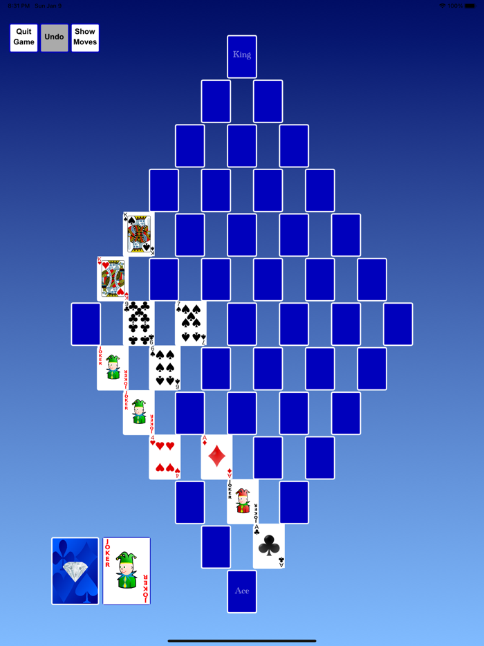 Diamond Path 1 Plyr Card Game