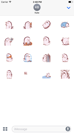 Animated Funny Godzilla Stickers For iMessage(圖5)-速報App