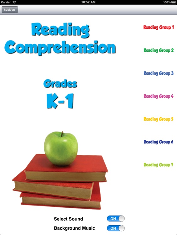 Reading Comprehension Grades K-1