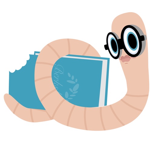 Book Wormy - Animated Stickers Icon