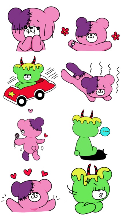 Teddy Friends Stickers!