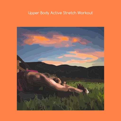 Upper body active stretch workout icon