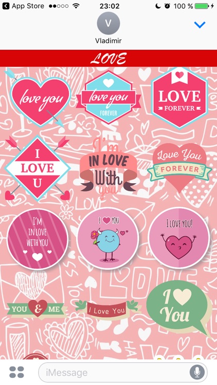 Love - Stickers for iMessage