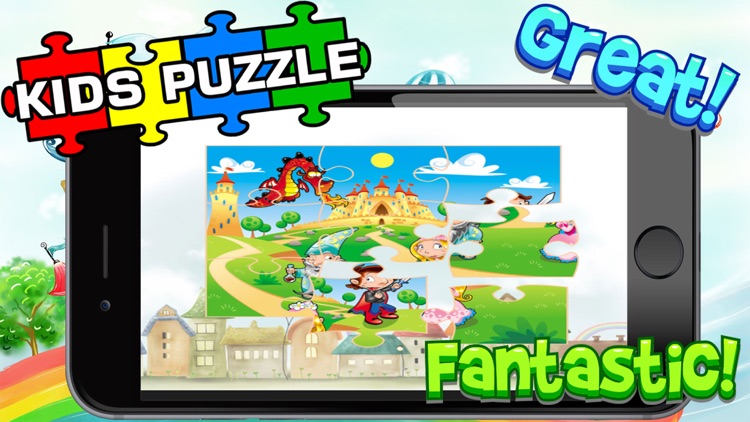 Princess Cartoon Jigsaw Puzzle for Girl and Kid HD