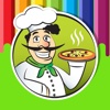 Coloring Book Painting The Chef For Kids Edition
