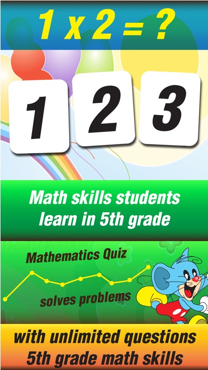 Fifth Grade Mouse Basic Math Games for Kids