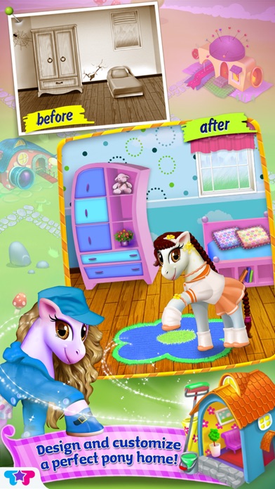 PONY CARE RAINBOW RESORT - ENCHANTED FASHION SALON 1.5 IOS GAME GIẢI TRÍ PONY CARE RAINBOW RESORT - ENCHANTED FASHION SALON 1.5 IOS