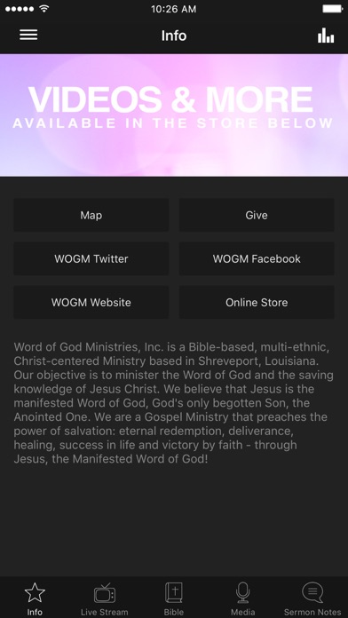 How to cancel & delete Word of God Ministries from iphone & ipad 1