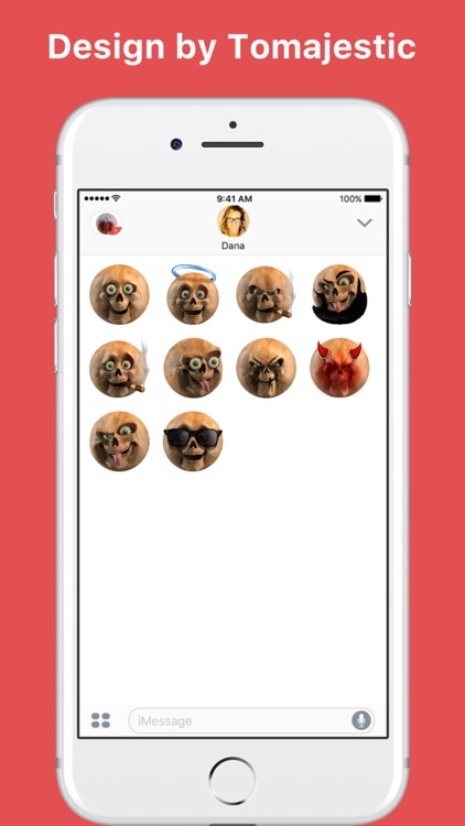 Scool stickers by Tomajestic for iMessage