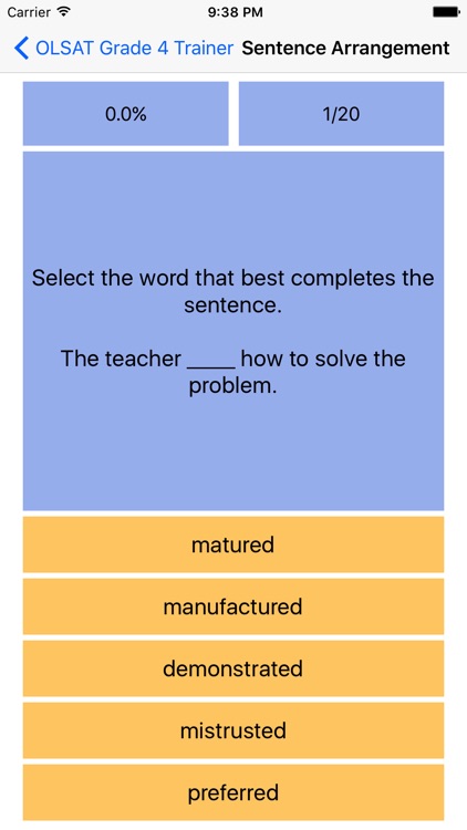 OLSAT for 4th Grade screenshot-3