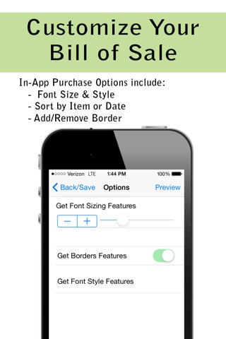 Pocket Bill of Sale Lite screenshot 4