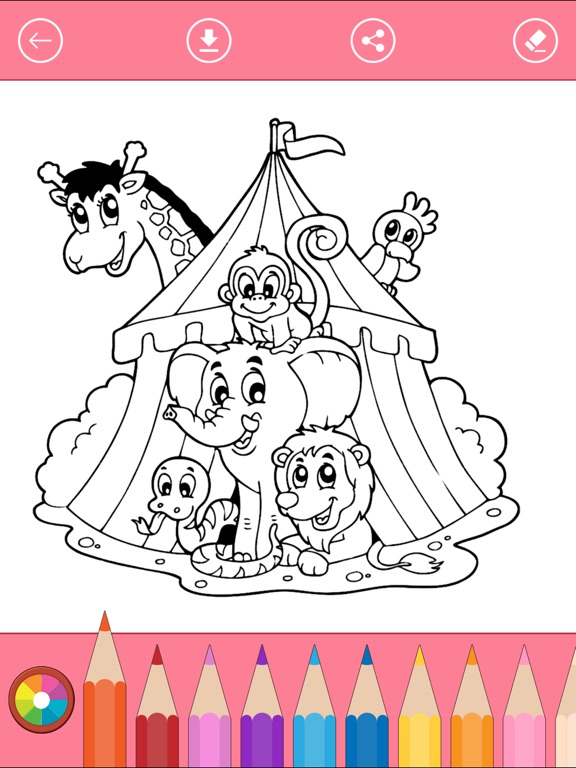 Circus Coloring Book for Children: Learn to color | App Price Drops Circus Coloring Book for Children: Learn to color | App Price Drops