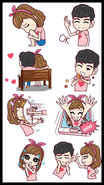 Love Couple Sticker Pack