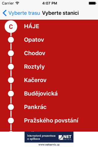 Metro Praha Free screenshot 3