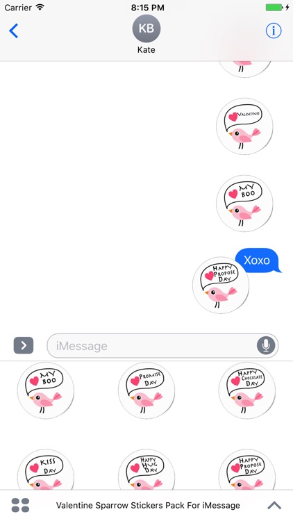 Love-Bird Stickers Pack For iMessage screenshot-4