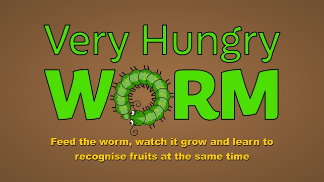 Very Hungry Worm for Kids - Learn colors