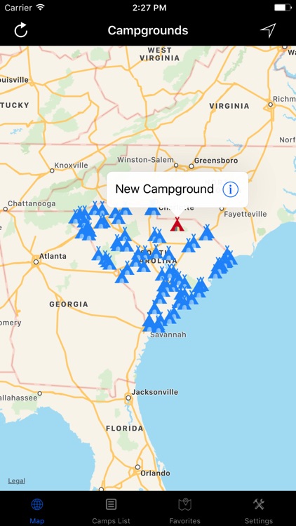 South Carolina – Campgrounds & RV Parks