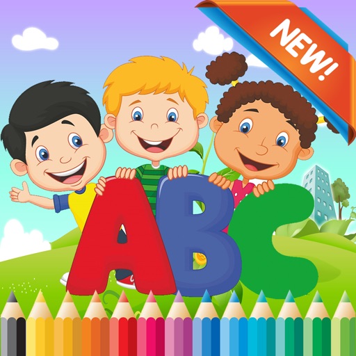 ABC Coloring Book for kids age 1-6 :Cute alphabets iOS App