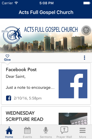 Acts Full Gospel Church screenshot 2