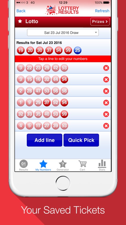 Lottery Results - Winning Ticket Push Alerts! screenshot-4