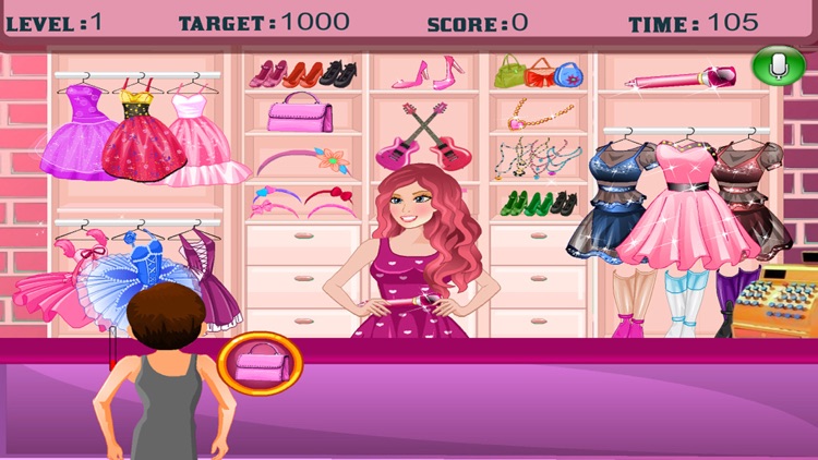 Princess of the clothing store - games for kids