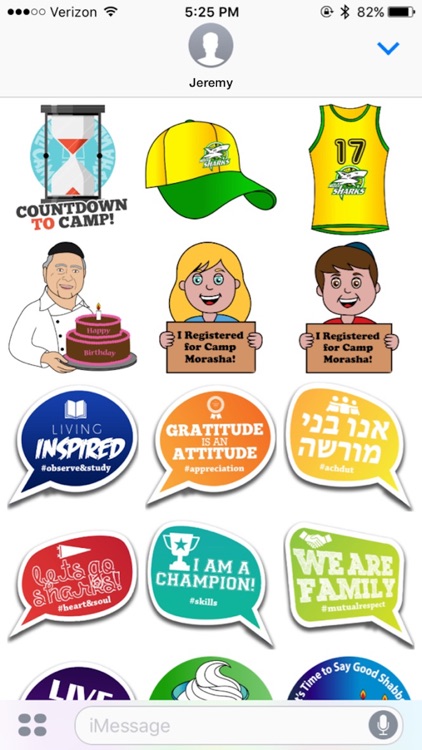 Morasha Stickers