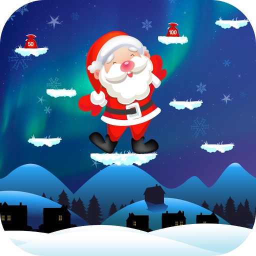 Christmas Game - Funny Santa Jumping / Flying Free iOS App