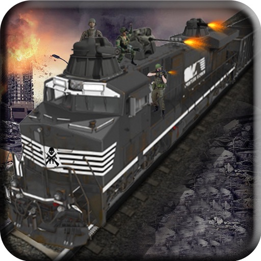 Army Train Gunner Black Shadow- Last World Of War iOS App