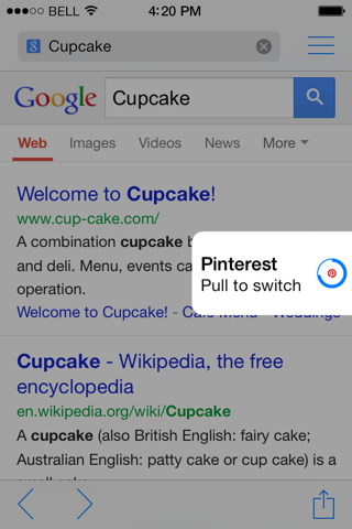 Phlo - Quick web search browser screenshot 2