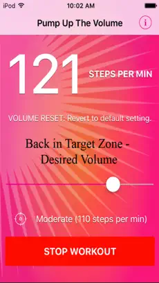 Captura 5 Pump Up The Volume Pedometer™ iphone