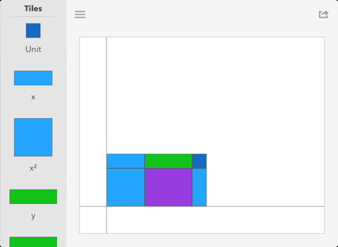 Algebra Tiles: Visualize Math screenshot 2