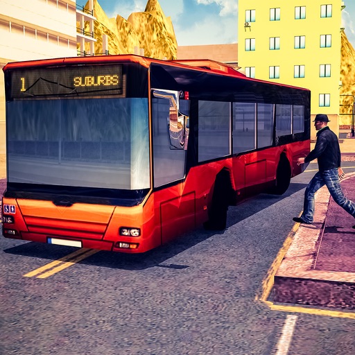 City Bus Driver Simulator games iOS App