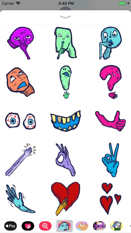 Bizarre Face Stickers screenshot-4