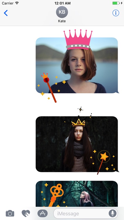 Animated Cute Crown Stickers by Jung HyunYi